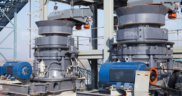 Concasseur &agrave; c&ocirc;ne hydraulique multicylindre HPT