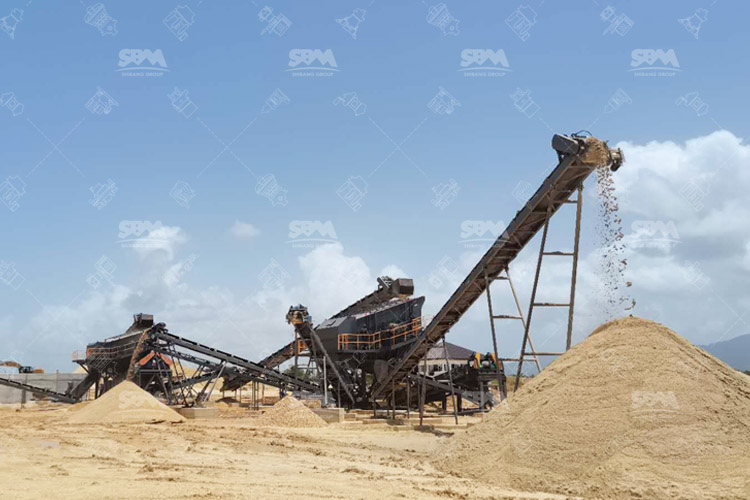 Flux de traitement du sable siliceux et équipements