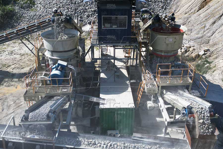 Concasseur &agrave; c&ocirc;ne pour le concassage de granit au Cameroun