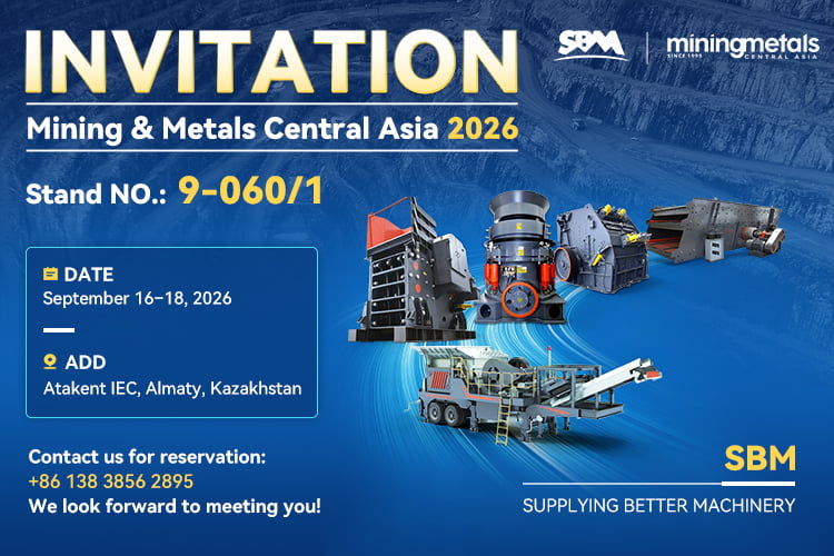 SBM vous invite au salon Mining & Metals Central Asia 2026